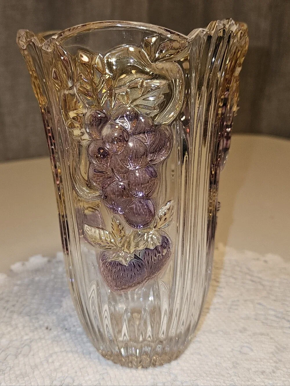 Vintage: Crystal German Vases 6.5 